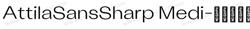 AttilaSansSharp Medi字体转换